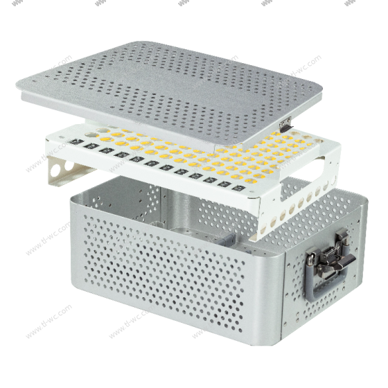 Customized implant boxes/trays